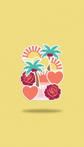 Vinyl Sticker Pack With Iconic Shapes